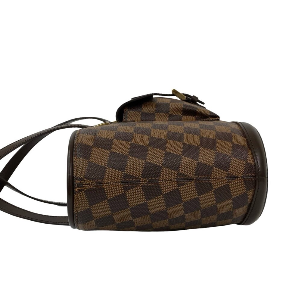 LOUIS VUITTON Brown Damier Leather Tote Bag - Picture 5 of 10